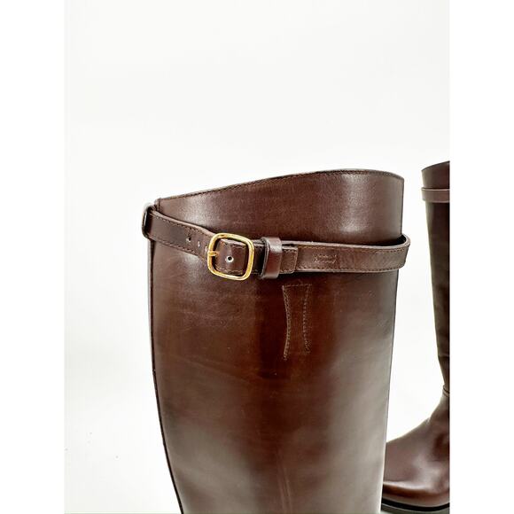 CHURCH'S Michelle Leather Boots In Brown 36.5 - Picture 5 of 12